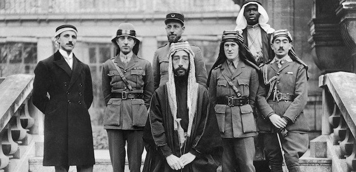 Emir Faisal of Mecca and his entourage at Paris Peace Conference