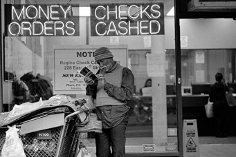 Homeless man, New York, May 1, 2009. Ashley Gilbertson/VII/Corbis