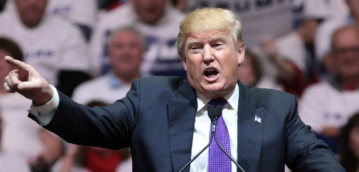 Donald Trump speaking at a campaign rally in Las Vegas, Nevada, Feb. 22, 2016. Gage Skidmore/Wikicommons