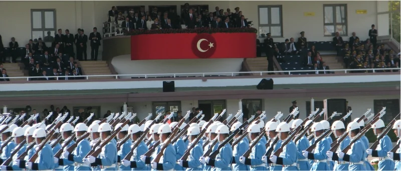 Turkish Republic Day parade, 2012, Ankara. Wikicommons