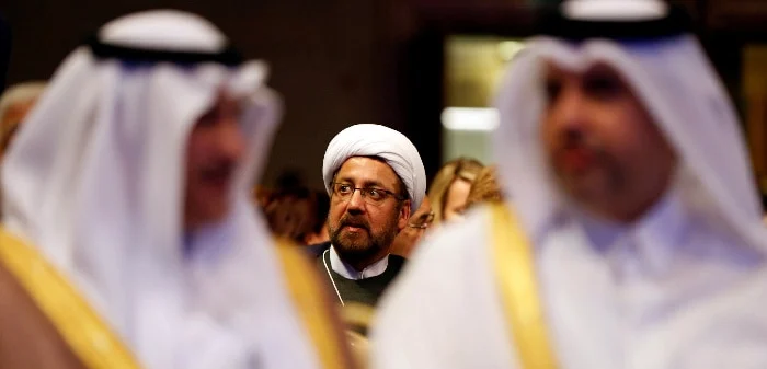 Sunni and Shia participants at a World Economic Forum meeting on the Middle East at the King Hussein Convention Centre at the Dead Sea, Jordan, May 20, 2017. Muhammad Hamed/Reuters