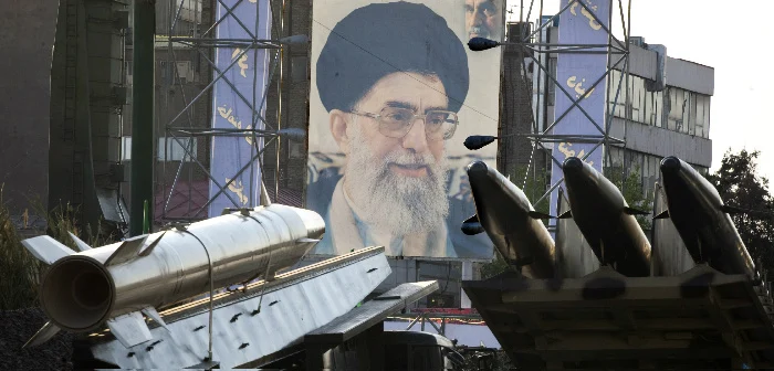 Iran-made missiles on display at an exhibition organized by Iran's revolutionary guards, Tehran, Sept. 23, 2011. Morteza Nikoubazl/Reuters