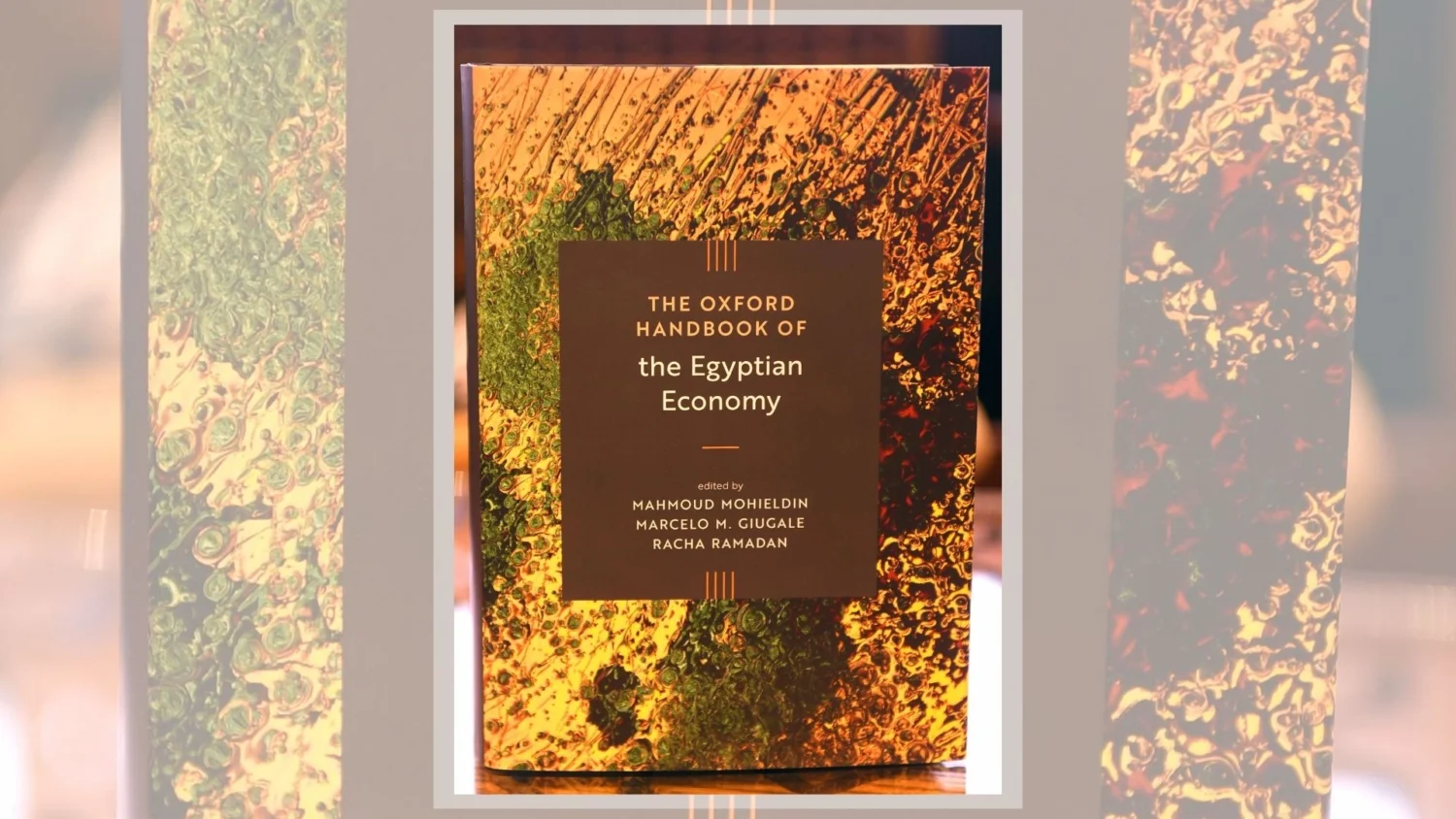 A photo of the cover of The Oxford Handbook of the Egyptian Economy